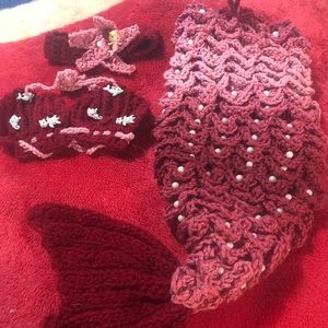 Baby mermaid photo prop